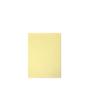 STICKY NOTE PAD RULED 150X210MM YELLOW A5 3851-010