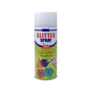 GLITTER SPRAY PAINT 6PCS/BOX (WHITE)