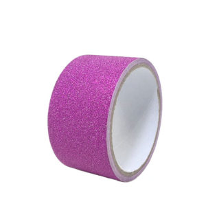 GLITTER TAPE 4.5CM X 5MTR PINK 6PC/PKT