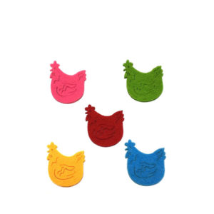 NON WOVEN MAT ROOSTER 6PC SET