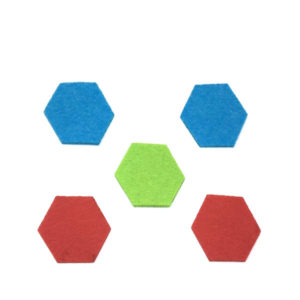 NON WOVEN MAT DESIGN W/O STICKER HEPTAGON