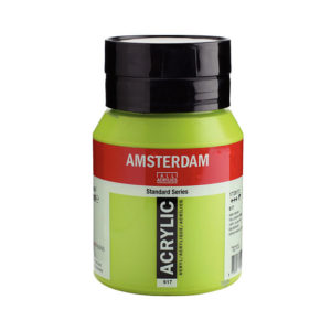 AMSTERDAM ACRYLIC COLOR 500ML 617 YELLOWISH GREEN